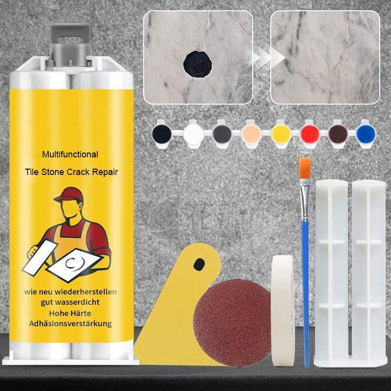 TileRepair - Hurtig Og Nem Multifunktionel Flise- Og Stenreparationssæt