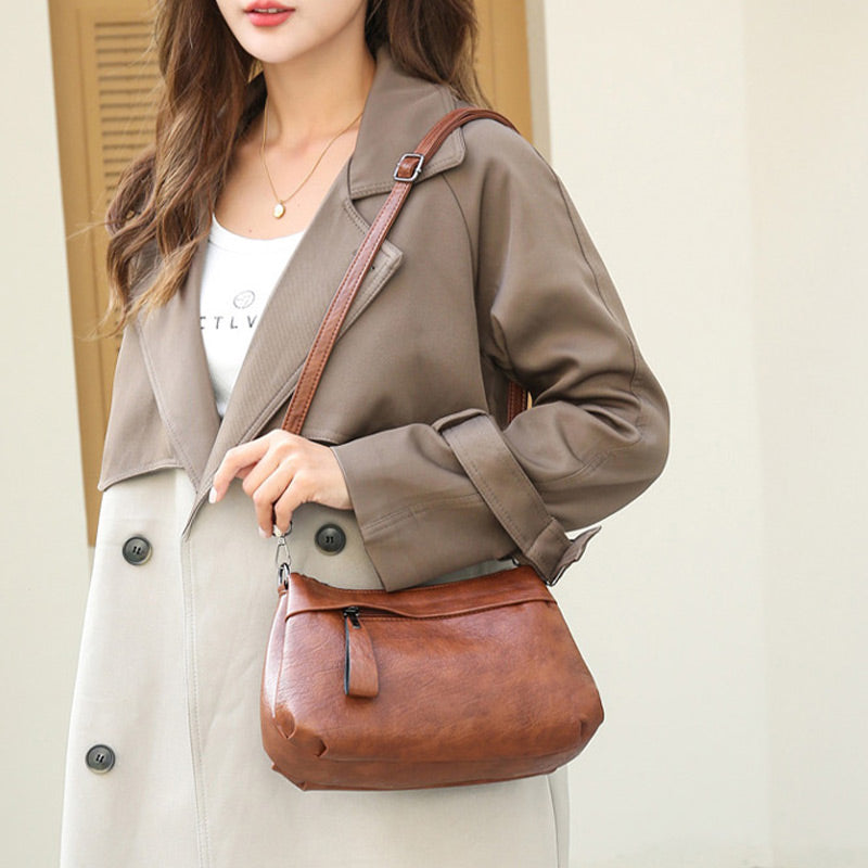 Icone™ CasualBag: Elegant, Afslappet Og Rummelig Crossbody- Og Skuldertaske