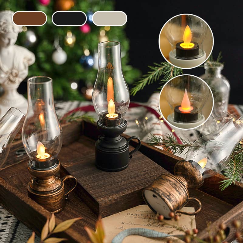 Ledsen™ VintageLamp 1+1 GRATIS: Årgang LED Petroleum Lampe Med Flimrende Flamme