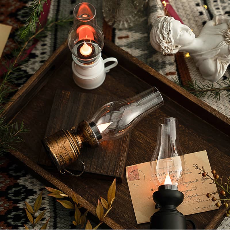 Ledsen™ VintageLamp 1+1 GRATIS: Årgang LED Petroleum Lampe Med Flimrende Flamme