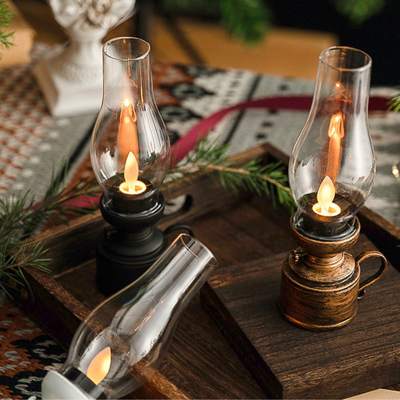 Ledsen™ VintageLamp 1+1 GRATIS: Årgang LED Petroleum Lampe Med Flimrende Flamme