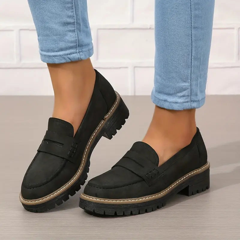 Happy™ WomenShoes: Tykke Sål Loafers Til Kvinder