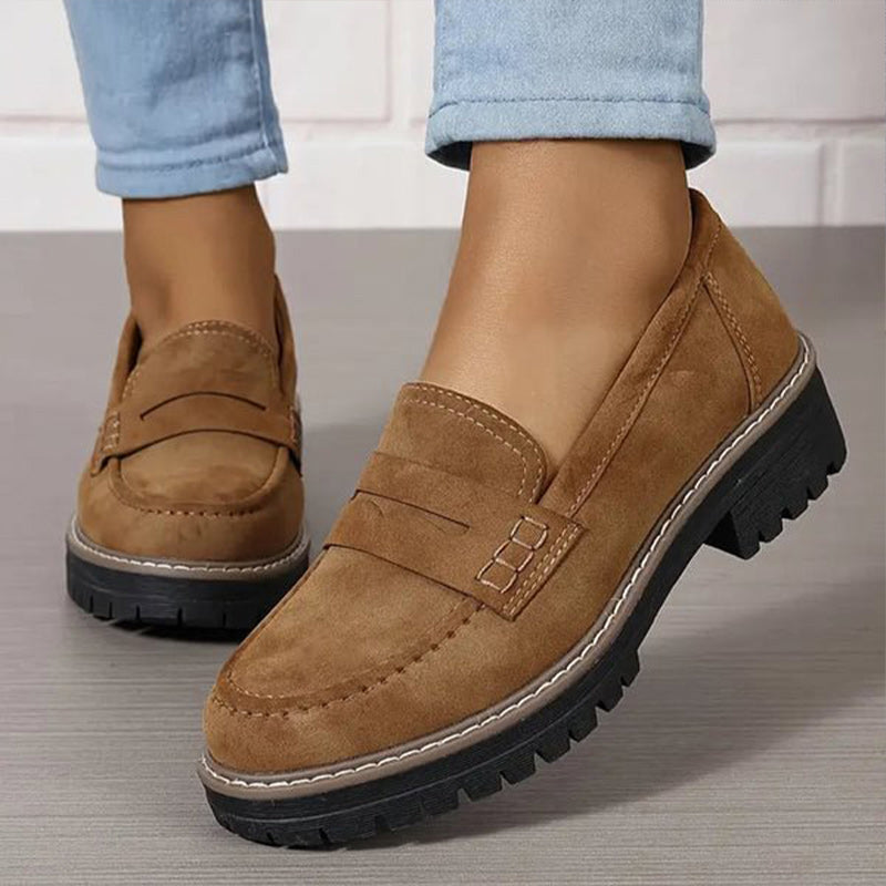 Happy™ WomenShoes: Tykke Sål Loafers Til Kvinder
