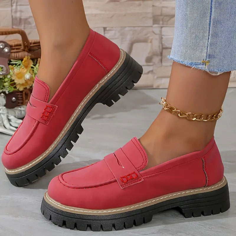 Happy™ WomenShoes: Tykke Sål Loafers Til Kvinder