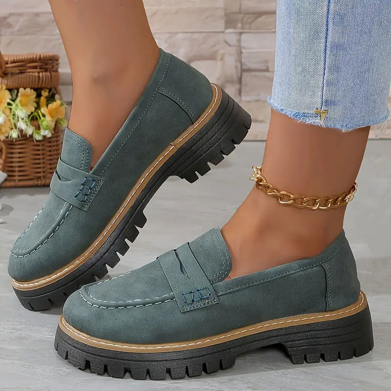 Happy™ WomenShoes: Tykke Sål Loafers Til Kvinder