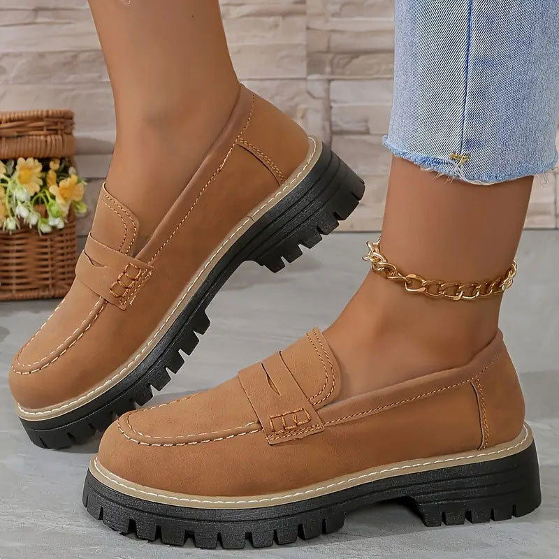 Happy™ WomenShoes: Tykke Sål Loafers Til Kvinder