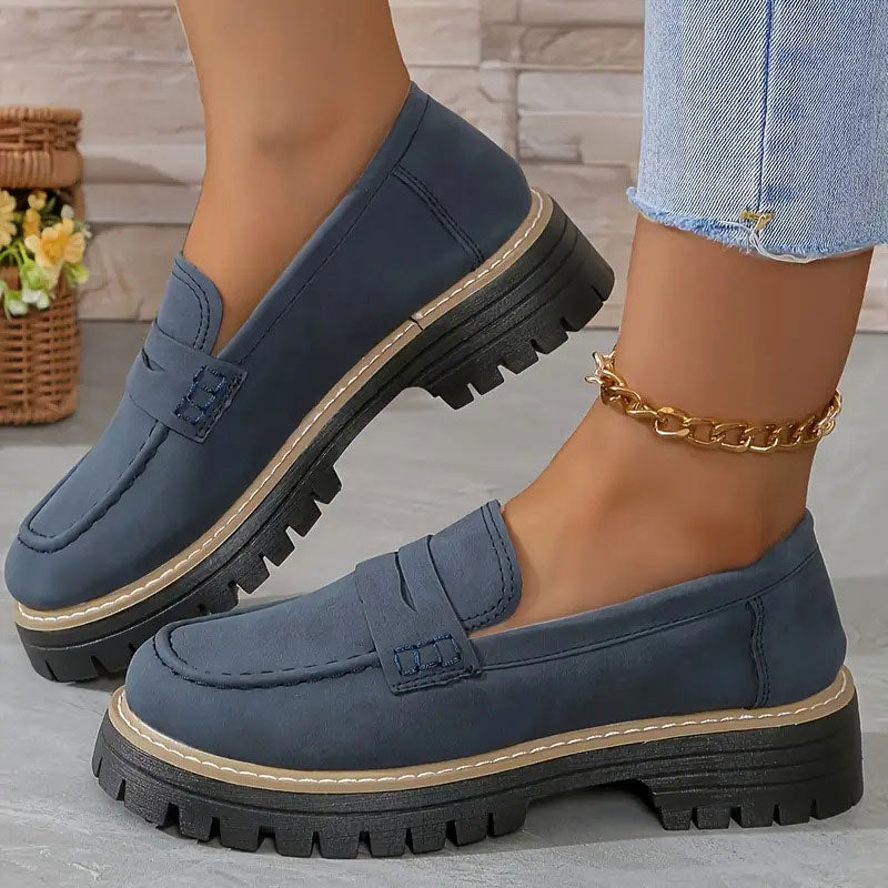 Happy™ WomenShoes: Tykke Sål Loafers Til Kvinder