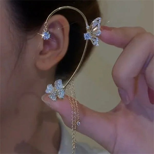 Jewelance™ EarCuffs 1+1 GRATIS: Luksus Mode Sommerfugl Zircon Kvast Øre Manchetter