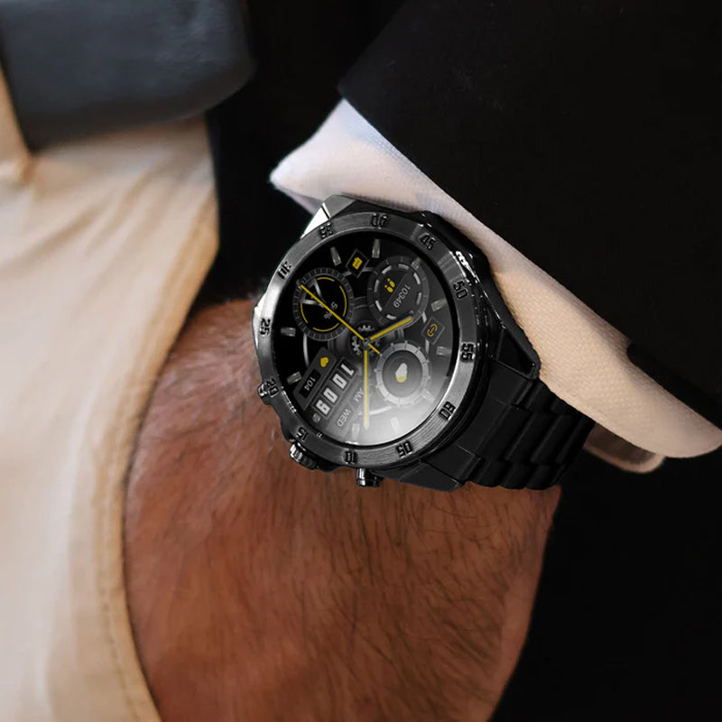 UrPlus Bluetooth-smartwatch med 1,43-tommers HD-skærm