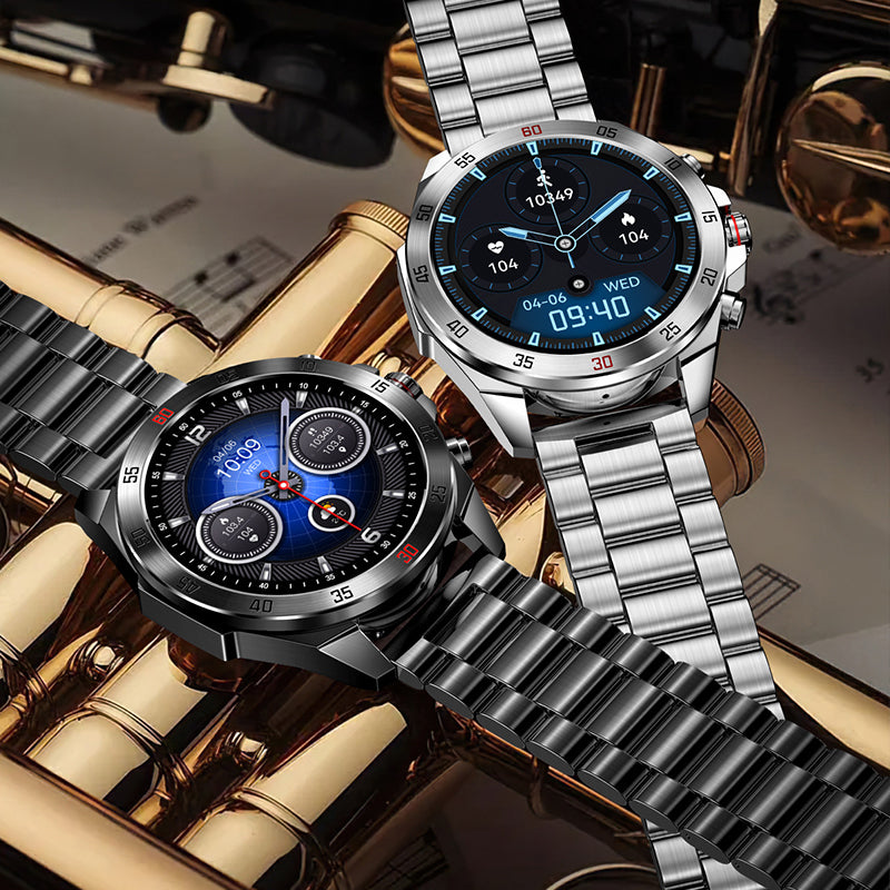 UrPlus Bluetooth-smartwatch med 1,43-tommers HD-skærm