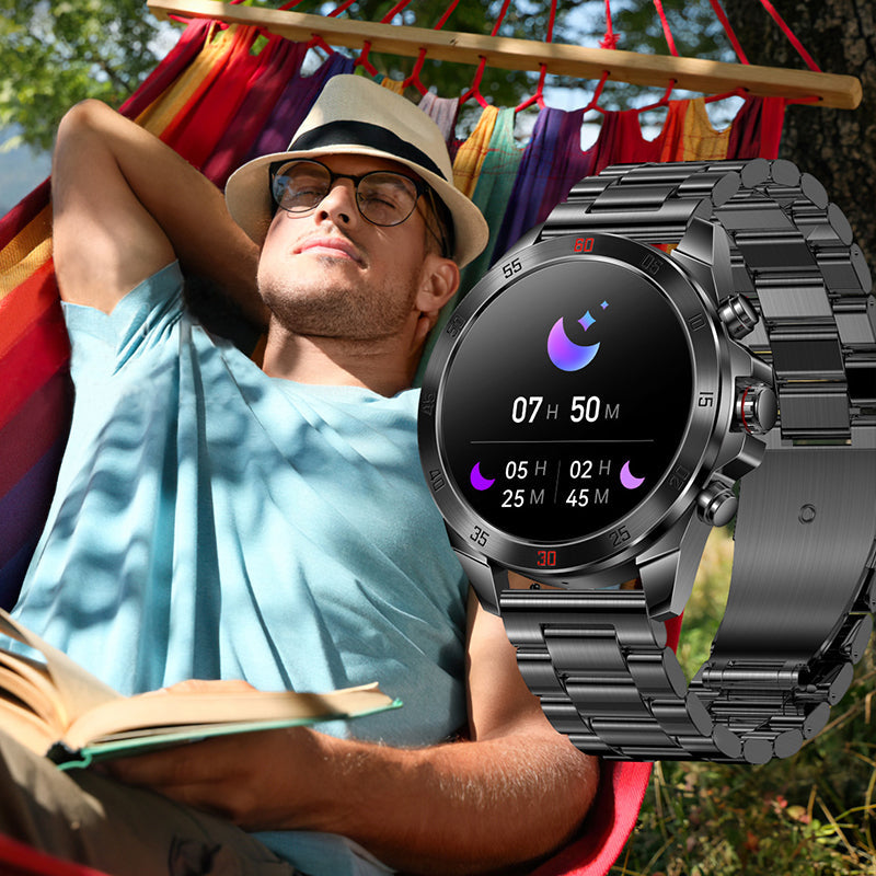 UrPlus Bluetooth-smartwatch med 1,43-tommers HD-skærm