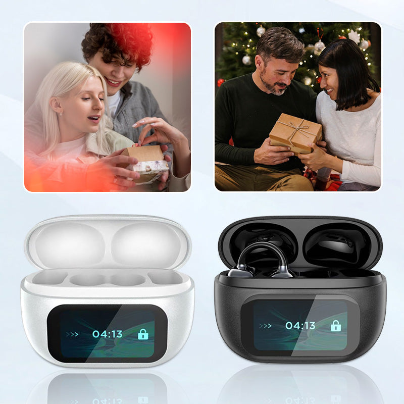 SmartEarbuds: Trådløs Øreklips Bluetooth-Ørepropper Med Smart Skærm Display