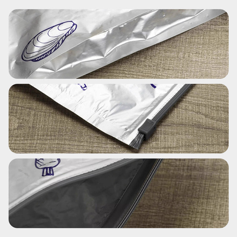 Globetrek° SealableBag 1+2 GRATIS: Genanvendelig Fødevare Aluminium Tætningstaske