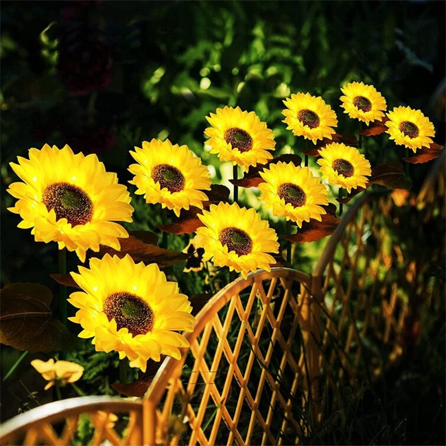 Ledsen™ SolarSunflower: Elegant Smart Solenergi Solsikke