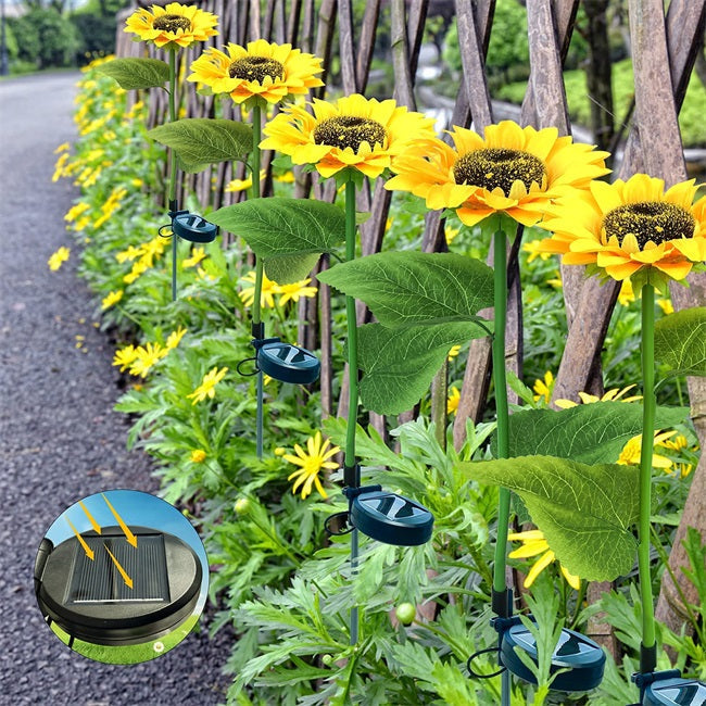 Ledsen™ SolarSunflower: Elegant Smart Solenergi Solsikke