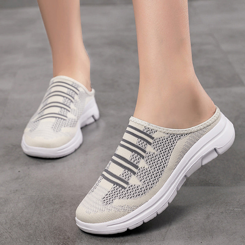 Happy™ VersatileFootwear: Letvægts Og Komfortabelt Alsidigt Fodtøj Med Lukket Tå