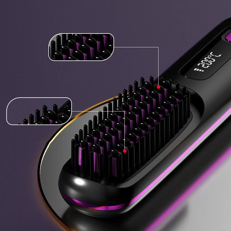 Rose® HairComb: Hurtig, Glat, Sikker Styling Hårkam