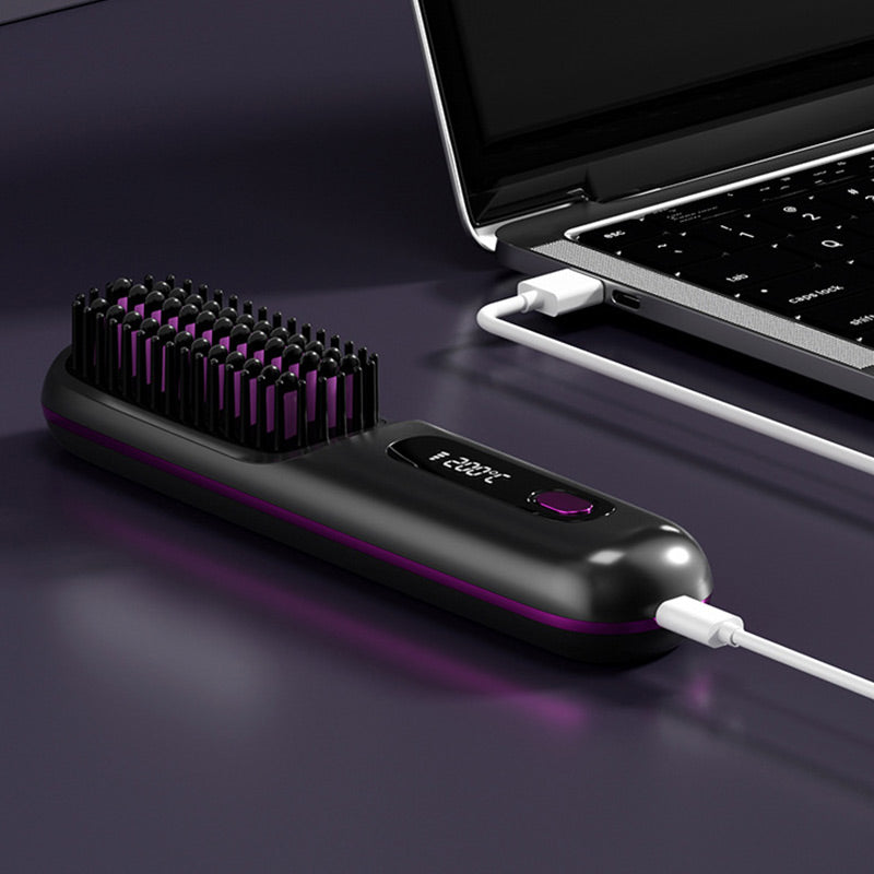 Rose® HairComb: Hurtig, Glat, Sikker Styling Hårkam