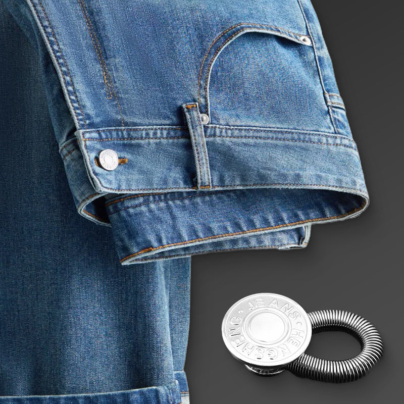 ButtonExtender 3+4 GRATIS: Universel Talje Knap Fjederforlænger Til Shorts Og Bukser