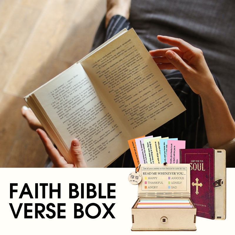 BibleBox: Træinspireret Bibelvers Bede Kort Kasse