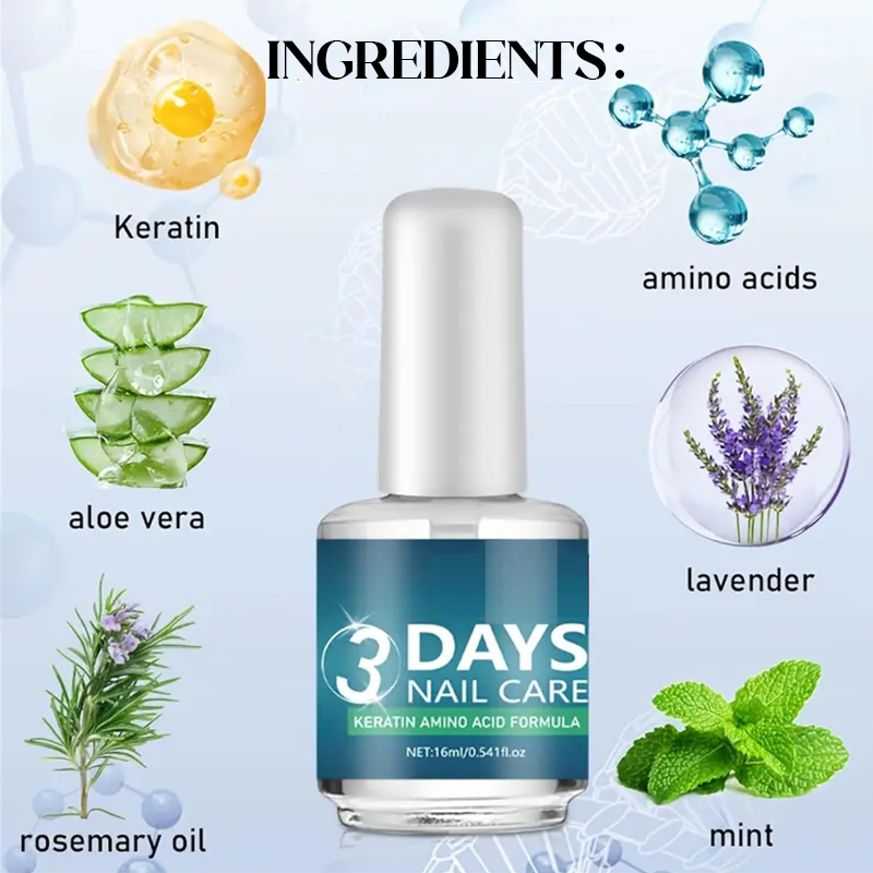 NailShine 1+1 GRATIS: Hurtigtørrende Formel Nærende Negle Shine og Plejeolie