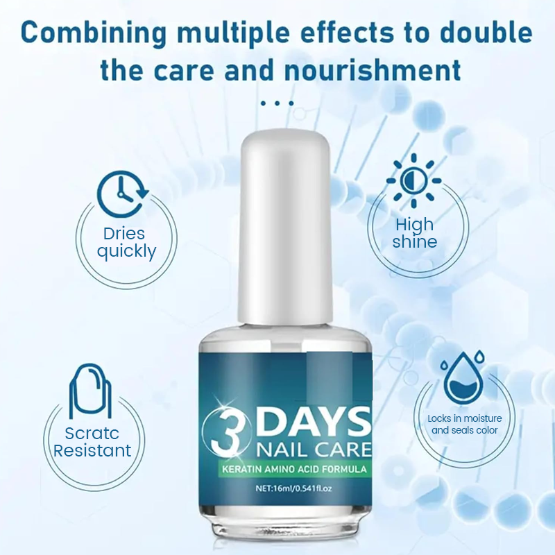 NailShine 1+1 GRATIS: Hurtigtørrende Formel Nærende Negle Shine og Plejeolie