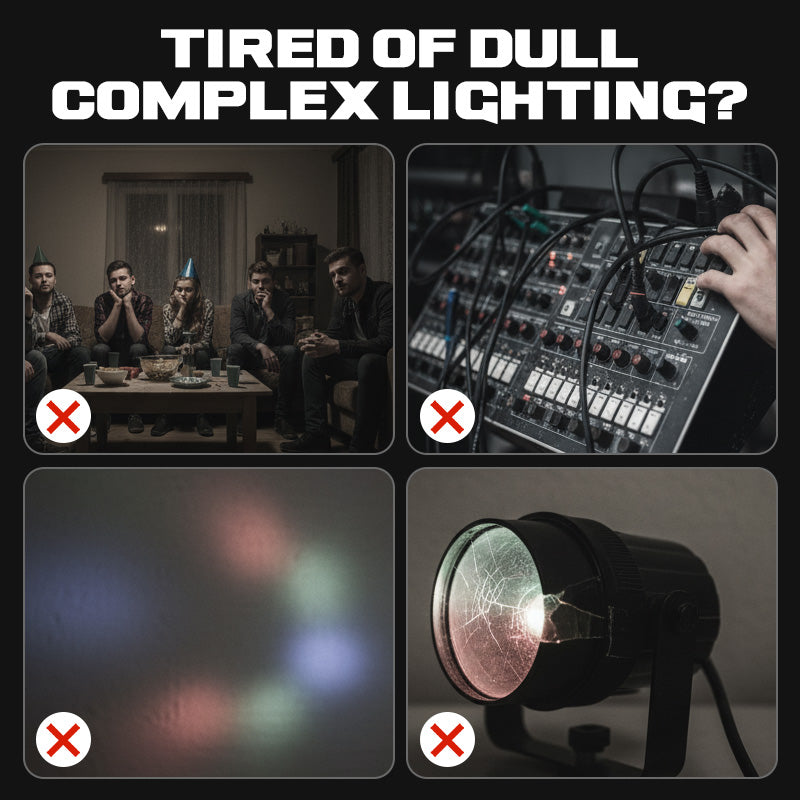Ledsen™ MultibeamLight: Fantastiske Professionelle Effekter Multi-Beam Lygter