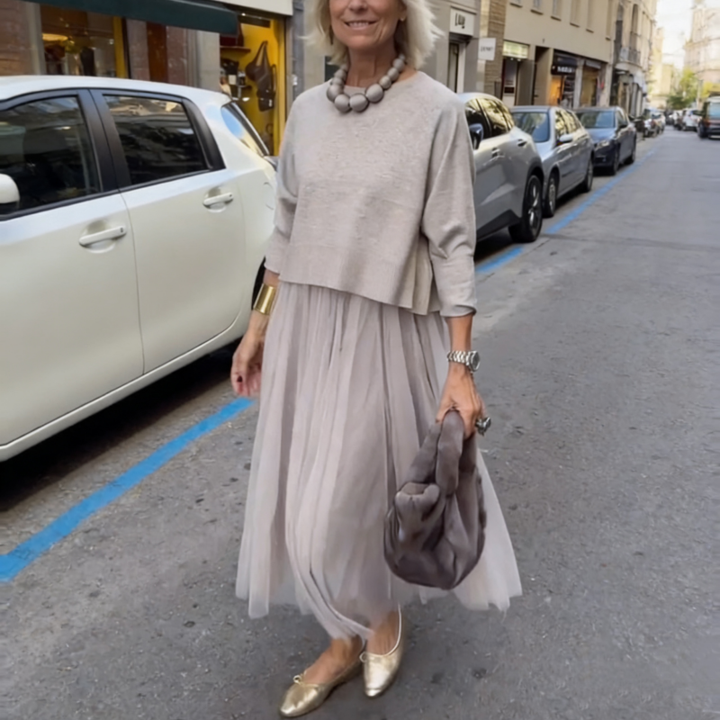 Icone™ TulleDress - Elegant, Stilfuld Og Klassisk Tullekjole