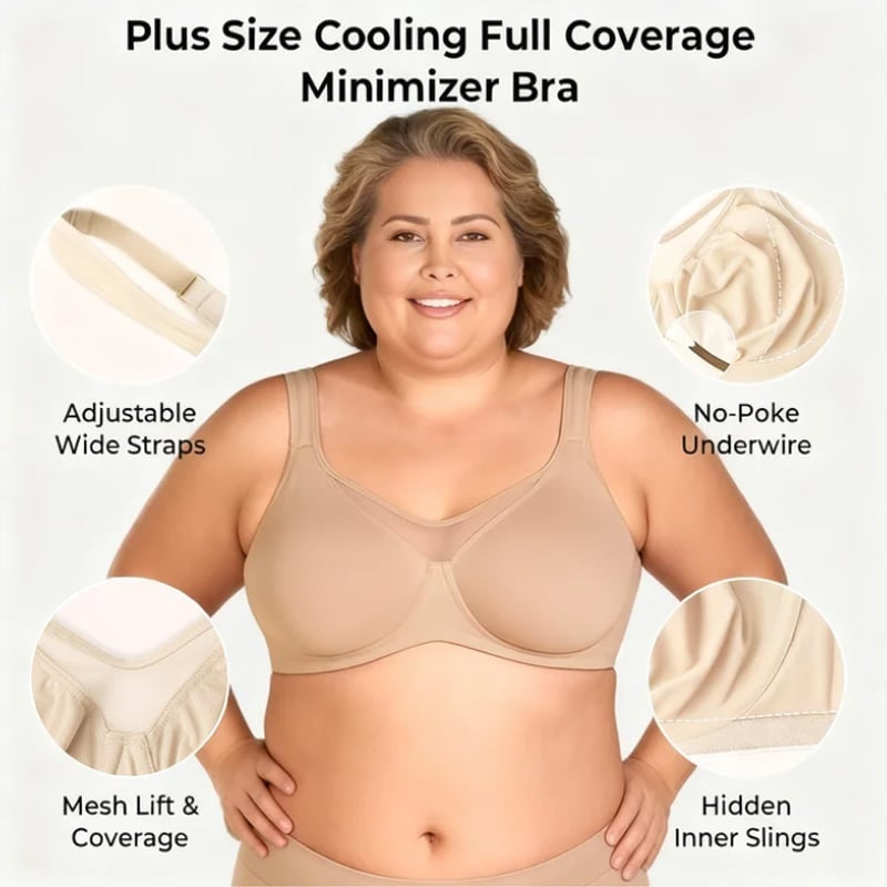 Icone™ SheerBra - Komfortabel Gennemsigtig Fuldt Dækning I Plus Size Bh