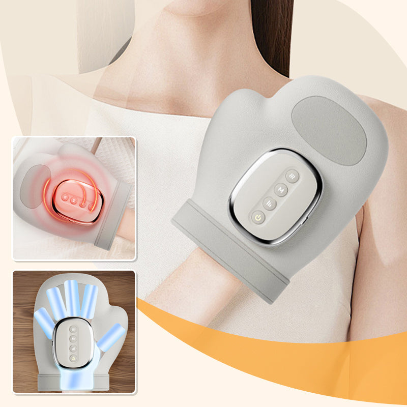 HandMassager: Trådløs Smart Håndmassager Med Varme Kompres