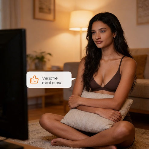 Icone™ TriangleBra: Trådløs og Behagelig Dybt V- Trekantdesign Bralette
