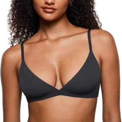 Icone™ TriangleBra: Trådløs og Behagelig Dybt V- Trekantdesign Bralette