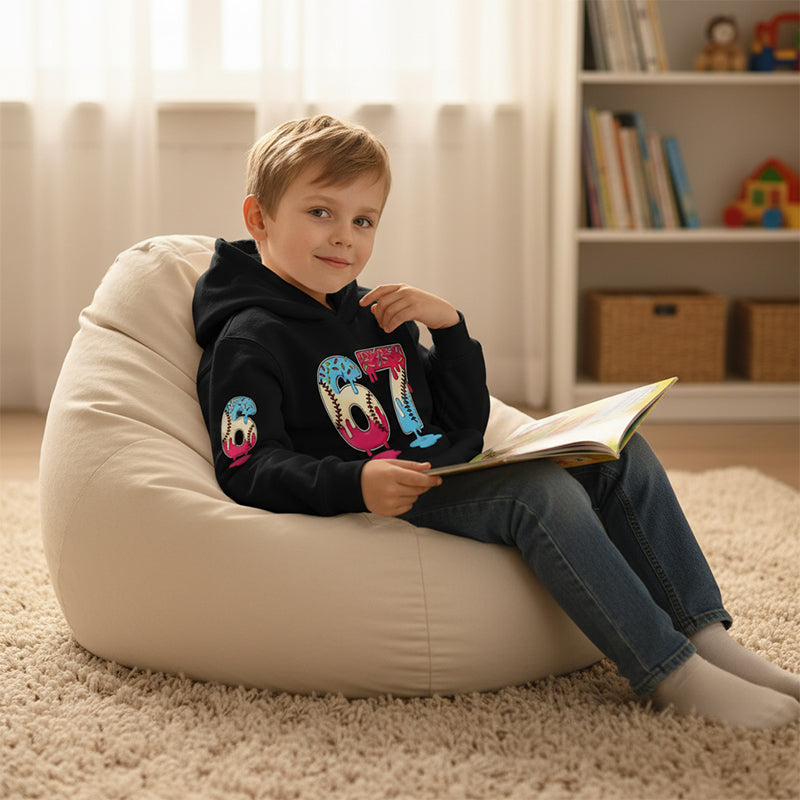 Icone™ KidsSweatshirt: Sjovt Design, Behagelig Pasform, Børns Daglige Brug Sweatshirt