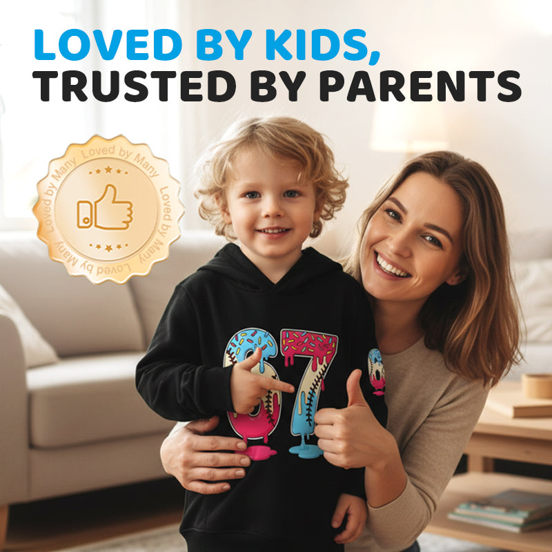 Icone™ KidsSweatshirt: Sjovt Design, Behagelig Pasform, Børns Daglige Brug Sweatshirt
