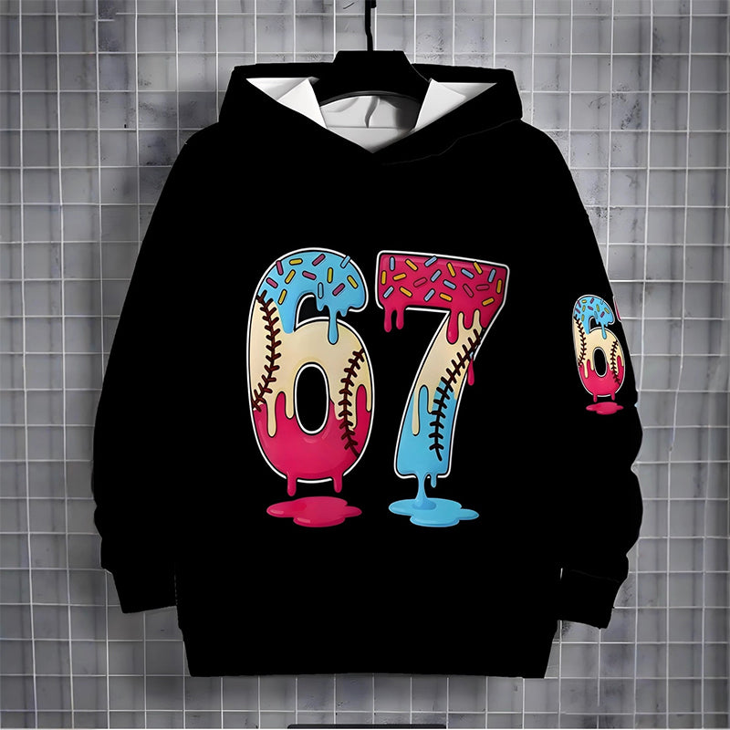 Icone™ KidsSweatshirt: Sjovt Design, Behagelig Pasform, Børns Daglige Brug Sweatshirt