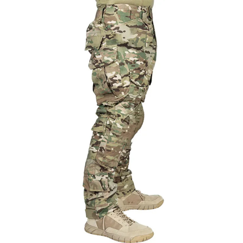 Icone™ TacticalPants: Herre Taktisk Cargo Udendørs Bukser Med Knæpuder