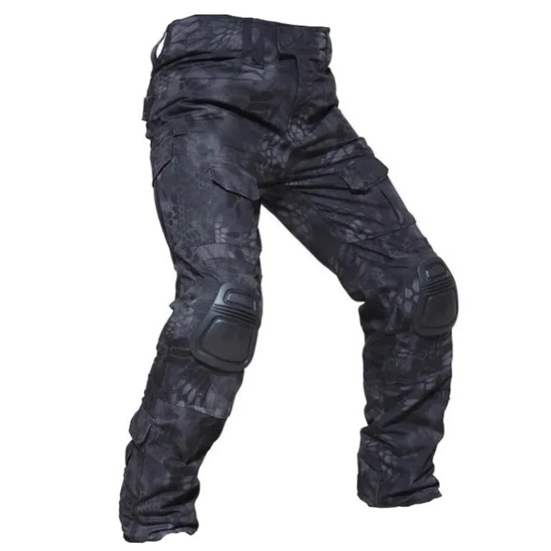 Icone™ TacticalPants: Herre Taktisk Cargo Udendørs Bukser Med Knæpuder