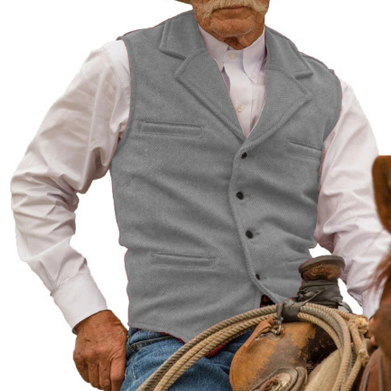 Icone™ MensVest - Klassisk Og Elegant Slim Fit Formelt Vest Til Mænd