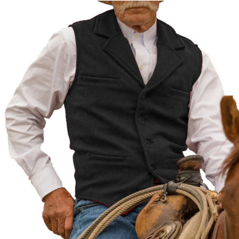 Icone™ MensVest - Klassisk Og Elegant Slim Fit Formelt Vest Til Mænd