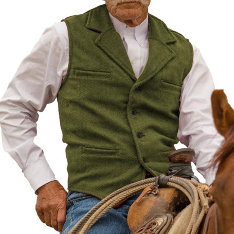 Icone™ MensVest - Klassisk Og Elegant Slim Fit Formelt Vest Til Mænd