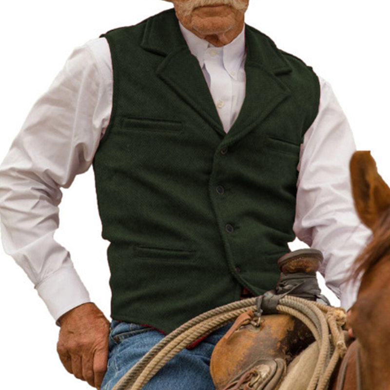 Icone™ MensVest - Klassisk Og Elegant Slim Fit Formelt Vest Til Mænd