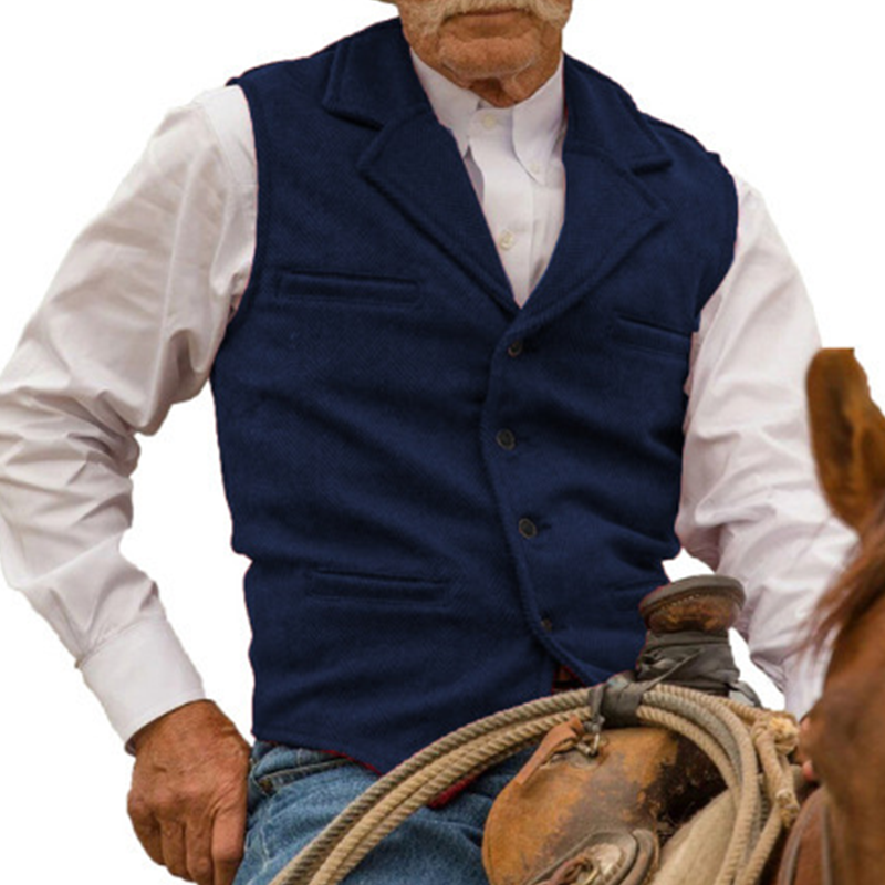 Icone™ MensVest - Klassisk Og Elegant Slim Fit Formelt Vest Til Mænd