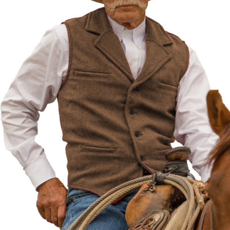 Icone™ MensVest - Klassisk Og Elegant Slim Fit Formelt Vest Til Mænd