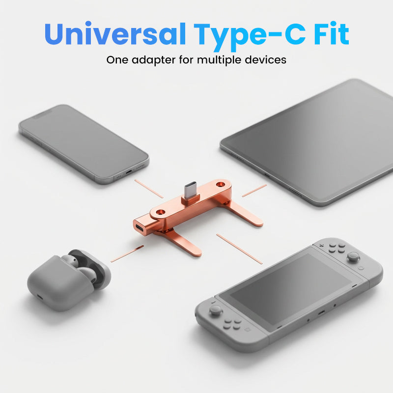VersatileCharger 1+1 GRATIS: Kompakt Alsidig Foldbar Stativ Lader Adapter