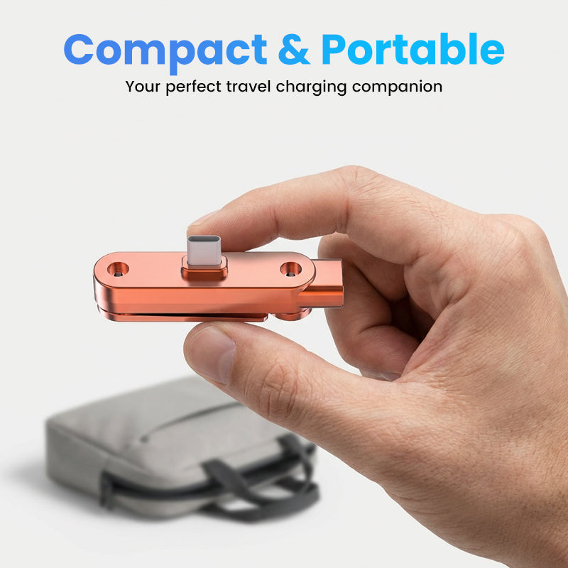 VersatileCharger 1+1 GRATIS: Kompakt Alsidig Foldbar Stativ Lader Adapter