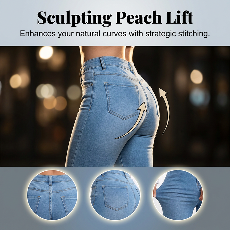 Icone™ ShapeJeans - Kvinders Hverdag Højtaljede Shape Flare Jeans