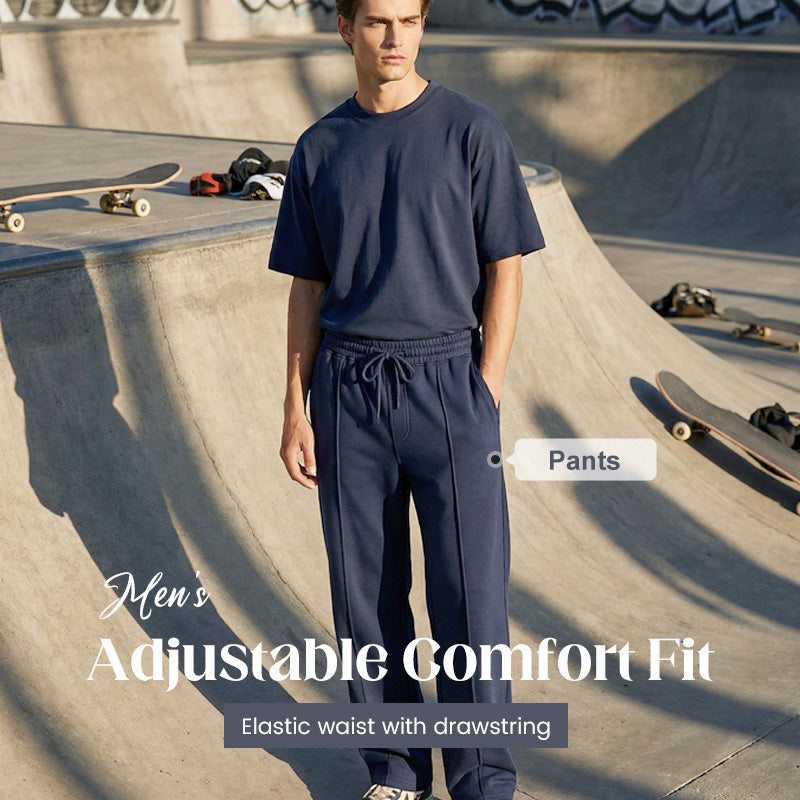 Icone™ ComfortPants: Mænds Afslappet Fit Snøre Casual Rejse Og Loungebukser