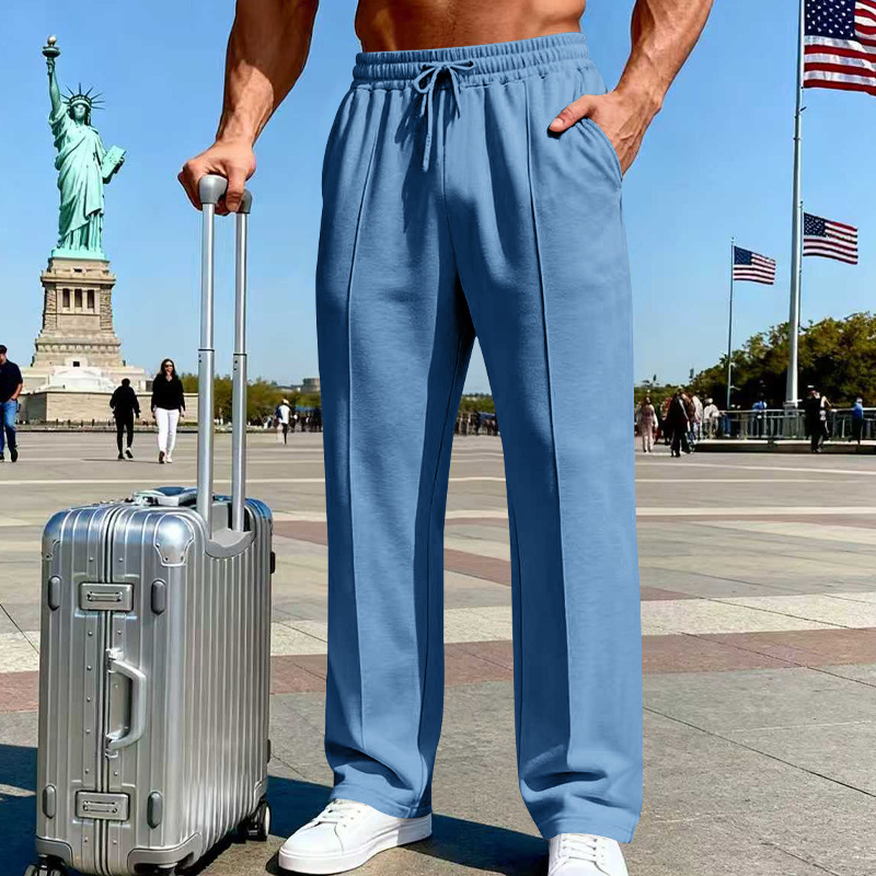 Icone™ ComfortPants: Mænds Afslappet Fit Snøre Casual Rejse Og Loungebukser
