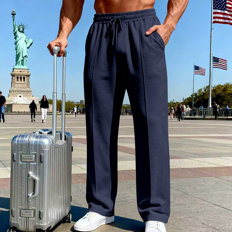 Icone™ ComfortPants: Mænds Afslappet Fit Snøre Casual Rejse Og Loungebukser