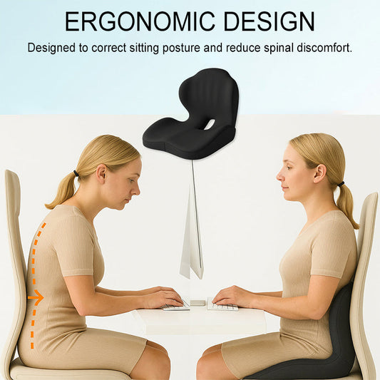 UltiFurni® ErgonomicCushion - Komfortabel Sæde Ergonomisk Pude